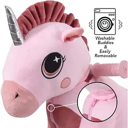 Біговел YVolution My Buddy Wheels Єдиноріг, рожевий (N101232) - мініатюра 3