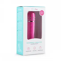 Вібратор ребристий Love Diamond Vibrator рожевий, 11.4 см - мініатюра 5