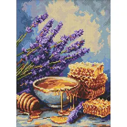 Алмазна мозаїка Лаванда та мед AMO20412, 30х40 см