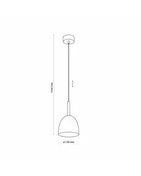 Підвісний світильник TK Lighting 4870 Nord E27 1x15W IP20 - мініатюра 2