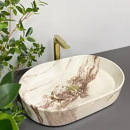 Умивальник VBI Verona 60 onyx glossy накладний VBI-011322 - мініатюра 5