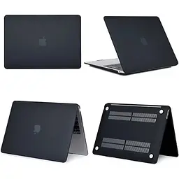 Пластикова накладка (верх та низ) HardShell Matte Case для Apple MacBook Air 13` A1932/A2179/A2337 (2018-2020) Black [148844] - мініатюра 5