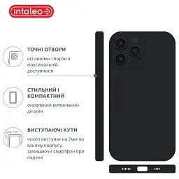 Чохол до мобільного телефона Intaleo SoftShell Apple iPhone 14 Pro Max Black (1283126554230) - мініатюра 4