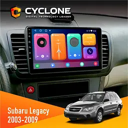 Штатна магнітола Subaru Legacy 2003-2009 Cyclone C9-001 2x32 CPL Cyclone (НФ-00002820)