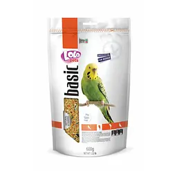 Повнораціонний корм для хвилястих попугаїв Lolo Pets 600 г LO-70214