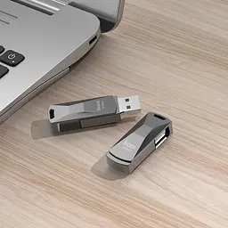 Флешка металева Hoco UD5 64 GB USB Flash Disk Wisdom high-speed flash drive - мініатюра 6
