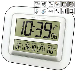 Годинник настінний Technoline WS8006 Silver (WS8006) - мініатюра 4