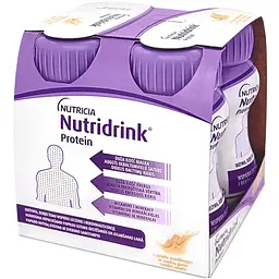 Энтеральное питание Nutricia Nutridrink Protein Vanilla flavour со вкусом ванили 4 шт. х 125 мл