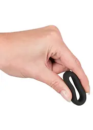 Ерекційне кільце Black Velvets Cock Ring 2.6 см чорний - мініатюра 8