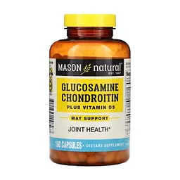 Витаминно-минеральный комплекс Mason Natural Глюкозамин, хондроитин и витамин D3, Glucosamine Chondroitin Plus Vitami (MAV-15856)