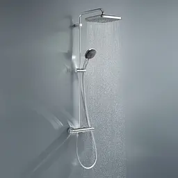Душова система термостатична Grohe QuickFix Vitalio Comfort System 250 Cube 26696001, Хром - мініатюра 12