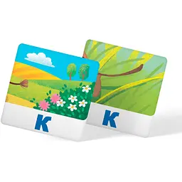 Розумні картки Кристал Бук Читаємо по буквах 30 карток (F00031938)  - мініатюра 5