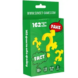 Настільна гра Sunset Games Гра для компанії 162 Факта або Фейку (162 Fakts or Fakes) (69007)