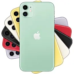 Смартфон Apple iPhone 11 64 GB Green (Grade A) Seller Refurbished - мініатюра 2