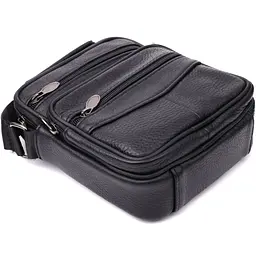 Сумка з ручкою для чоловіків Vintage 22864 17х19,5х7 см Чорний - мініатюра 5
