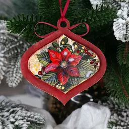 Творчий набір для створення 3-х ялинкових прикрас "Vintage Christmas" FDCKW-053 - мініатюра 7