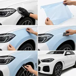 Антигравійна захисна бронеплівка за лекалами для BMW X6 F16 2014-2019 - дзеркала - мініатюра 2