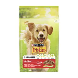 Сухий корм для собак Purina Friskies Active з яловичиною 10 кг (7613031395484)