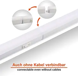 Підсвітка для кухонної шафи, 8 Вт, 42,5 см, 850 лм, 3000 K  da LIGHT LED Теплий білий Under-Unit Light Strip Кухонна лампа Шафа - мініатюра 2
