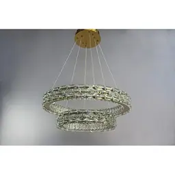 Люстра кільця Linisoln 7896-60*40 метал, кришталь, LED, 120-50 см, 60*40 см, 65 Вт