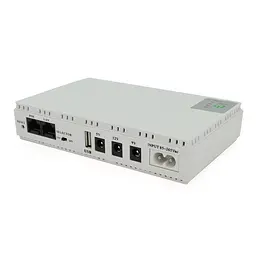 ДБЖ UPS-18W DC1018P для роутерів/комутаторів/PON/POE-430, 5//9/12V, 1A, 10400MAh(4*2600MAh), White, BOX