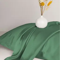 Простирадло MirSon Satin Light Pro 10-009 Green 110х160 см (2200010172942) - мініатюра 4