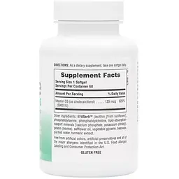 Вітамін D3 NaturesPlus 60 желатинових капсул - мініатюра 2