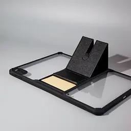 TPU+PC чохол Xundd Stand c посиленими кутами для Apple iPad 10.9 (2022-24) / 11 (A16) 2025 Чорний - мініатюра 6