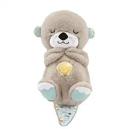 Плюшева іграшка - нічник Видрочка Soothe Snuggle Otter · Іграшка для дитини Казкові сни з музикою, підсвічуванням, диханням - мініатюра 5