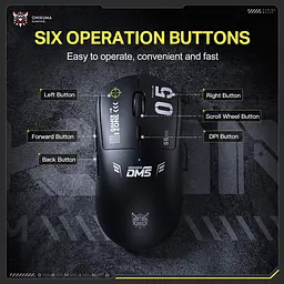 Комп'ютерна мишка Onikuma CW-905 Pro 12800 DPI Bluetooth 2.4GHz акумуляторна для ПК та ноутбука - мініатюра 6