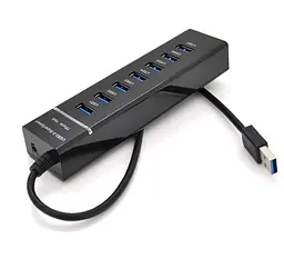 Разветвитель Хаб 7 портов USB 3.0 HUB Voltronic NXUH703 поддержка до 1TB