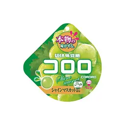Японські желейні цукерки Kororo Fruit Juice Gummy зі смаком мускатного винограду 48г - мініатюра 6