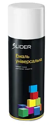 Фарба аерозольна емаль SLIDER RAL 9010 Білий мат 400мл