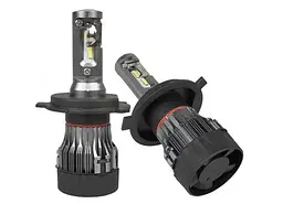 LED лампи автомобільні H4 FORT F2 радіатор+кулер 4000Lm/CSP/30W/5000K/IP65/9-16V 2 шт