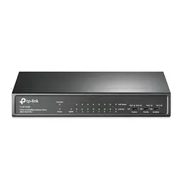 Комутатор TL-SF1009P, Black, 9-портовий, 10/100 Мбит/с TP-Link teh0028243