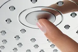 Верхній душ Hansgrohe Raindance Select S 300 2jet з тримачем зі стелі хром/білий 27337400, Хром - мініатюра 5