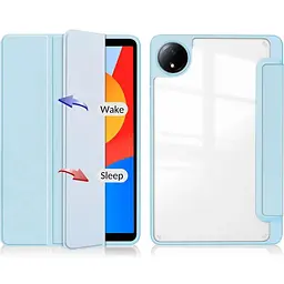 Чохол-книжка BeCover Soft Edge TPU з кріпленням для стілусу для Xiaomi Redmi Pad SE 8.7" Light Blue (712569) - мініатюра 2