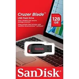USB флеш накопичувач SanDisk 128GB Cruzer Blade USB 2.0 (SDCZ50-128G-B35) - мініатюра 8