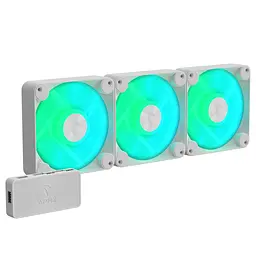 Вентилятор APNX FP1-120 ARGB Білий - 3 Pack (APF3-PF11257.21)