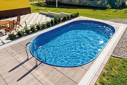 Басейн каркасний 5.25х3.2х1.5 м з отворами, для монтажу в ґрунт, IBIZA OVAL 3EXB0628