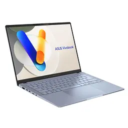 Ноутбук ASUS Vivobook S 14 S5406SA-PP013W 14 3K OLED, Intel Ultra 7 258V, 32GB, F1TB, UMA, Win11, Блакитний (90NB15R2-M000Y0) - мініатюра 2