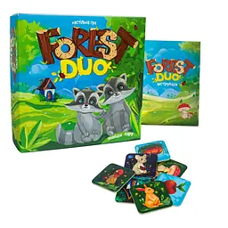 Настільна гра Strateg Forest Duo, укр. мова (30867) - мініатюра 2
