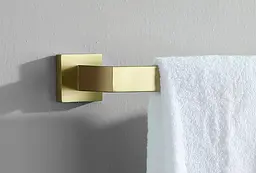 Вішалка одинарна для рушника Rea Erlo 01 gold REA-06907, Золотий - мініатюра 3