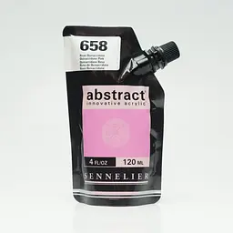 Акрилова фарба Sennelier Abstract, 120 мл, Хінакридоновий рожевий (Quinacridone Pink)
