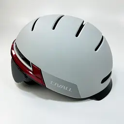 Захисний шолом Livall BH51M NEO (L) Sandstone Grey (57-61см), акустика, мікрофон, сигнали поворотів та стопів, додаток, пульт BR80, Bluetooth (LIV-T1V6MN-6310) - мініатюра 2