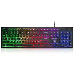 Клавіатура Vinga KB410 black