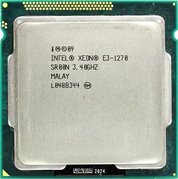 Процесор Intel Xeon e3-1270 3.4-3.8 GHz, LGA1155 80W (Core i7-2600) Б/В