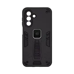 Чехол для Samsung Galaxy A17 4G (A175), Proover, черный, с подставкой и магнитом, противоударный, ударопрочный, бронированный, панель-накладка, защита всего корпуса, термополиуретан (TPU) + поликарбонат (PC), ArmorStandart (ARM86716)