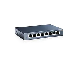 Комутатор TL-SG108, 8x100/1000 Mb/s, металевий корпус, некерований TP-Link teh0028252