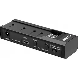 Зовнішня кишеня Maiwo для підкл/клонування 3,5"/2,5" SATA HDD/SSD і NVMe M.2 SSD до USB 3.0 TypeС, БП 12В/3А (K10635N)